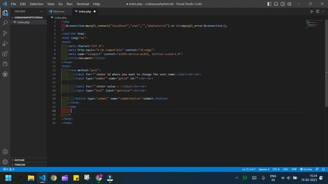 UPDATING DATA IN MySQL DATABASE USING PHP | phpMyAdmin | codeayan смотреть онлайн