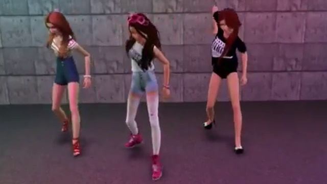 Sims 3 dance video Boom Boom SimsDanceLover смотреть онлайн