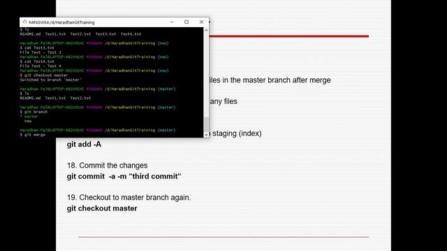 Git #5 - Pull, Merge Code with Master Branch, Push and Revert Commit using Commit Id смотреть онлайн