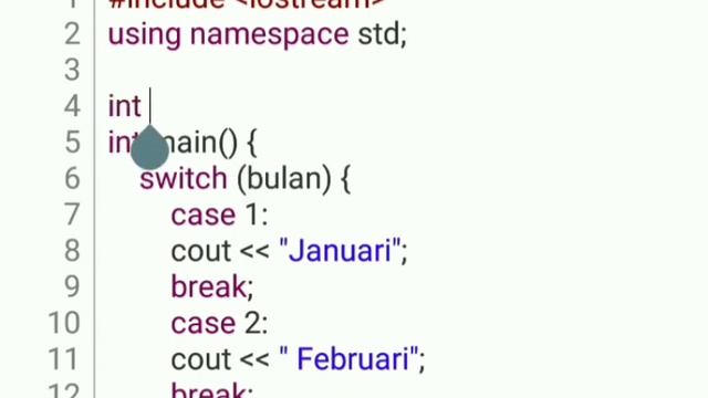 Program Menampilkan Nama Bulan Bahasa Program C++ Untuk Pemula#programmer #coding #android смотреть онлайн