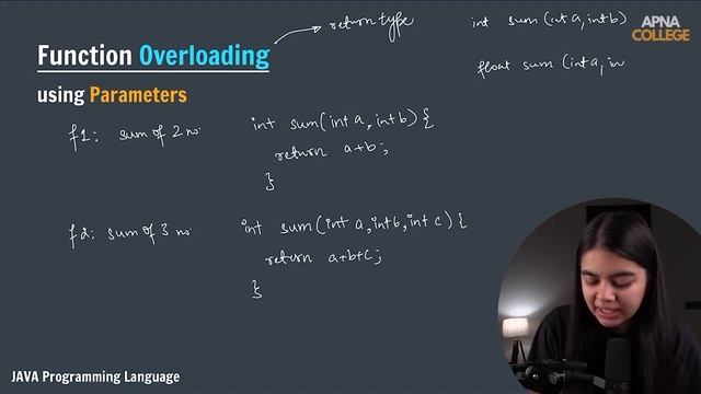 method and method overloading in java lecture 8 function and function overloading in java смотреть онлайн
