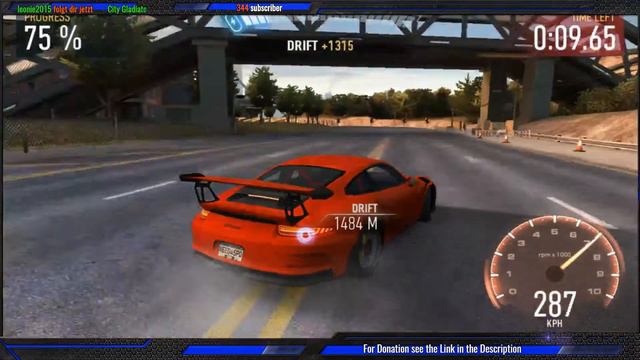 NFS No Limits v2 1 1 @Leapdroid #Fastlane Event 11 #Porsche GT3 RS #Day 4 смотреть онлайн