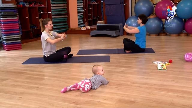 Pilates z dzieckiem, część 1 смотреть онлайн