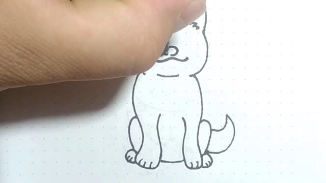 Как нарисовать собаку смотреть онлайн