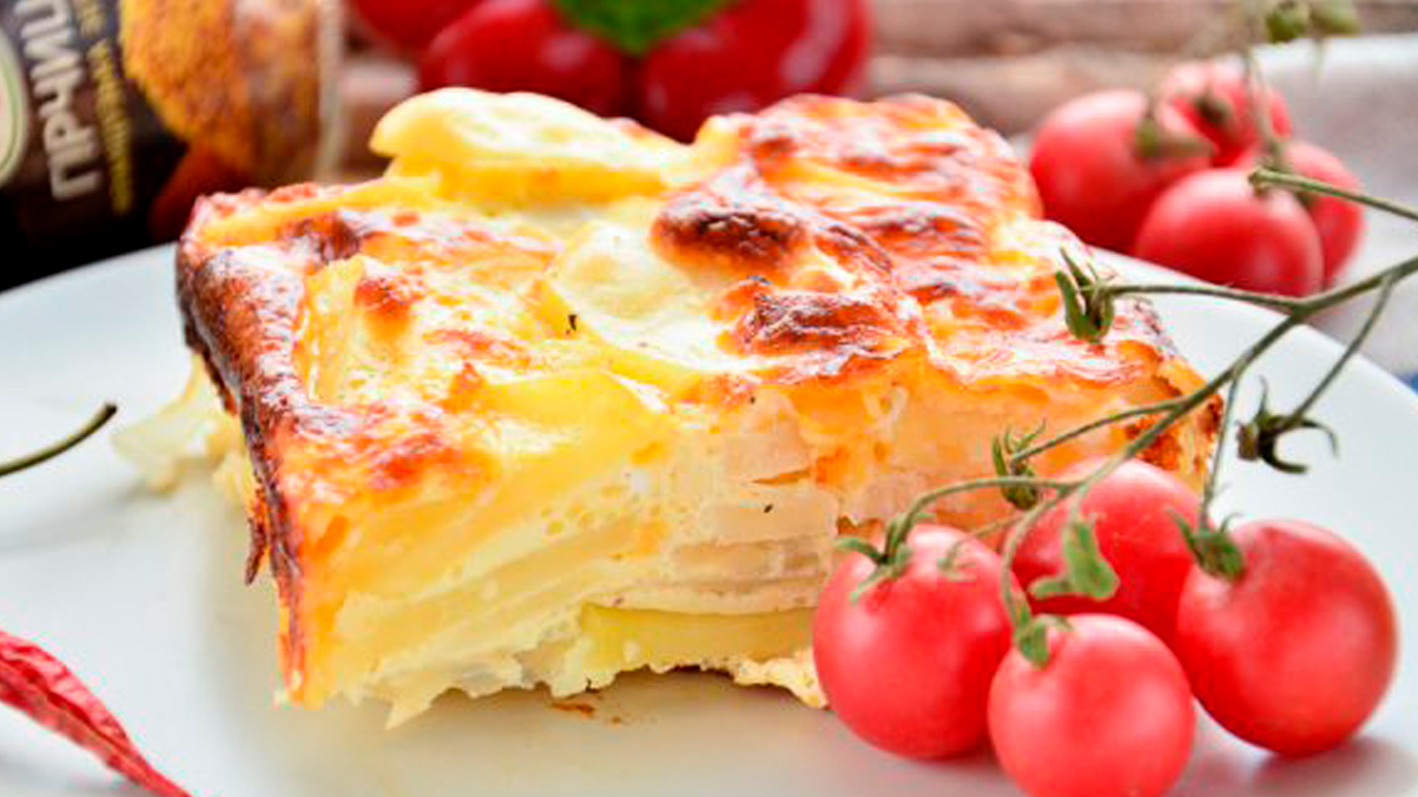 Картофельная запеканка. смотреть онлайн