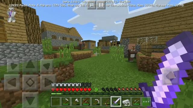 Выживание на телефоне в Minecraft PE (1.9.0.0) #6 - РЫЖИЙ КОТ и ТРЕЗУБЕЦ смотреть онлайн