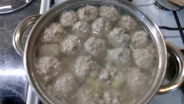 Очень вкусный суп с тефтелями!!! смотреть онлайн