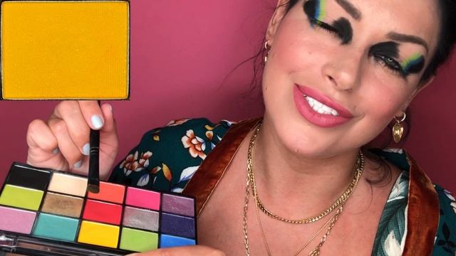 ЯРКИЙ МАКИЯЖ ГЛАЗ ТЕНЯМИ  RAINBOW MAKEUP LOOK