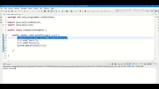 Linked List in Java with Examples #collectionframework #linkedlist смотреть онлайн