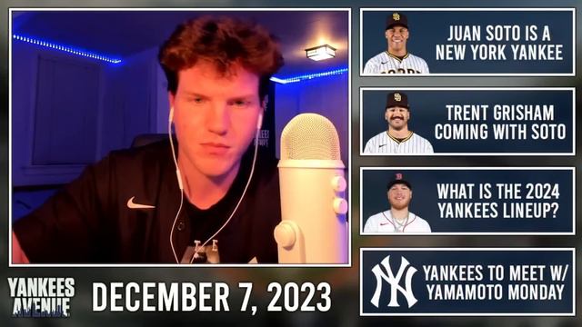 JUAN SOTO IS A NEW YORK YANKEE | Yankees Avenue LIVE смотреть онлайн