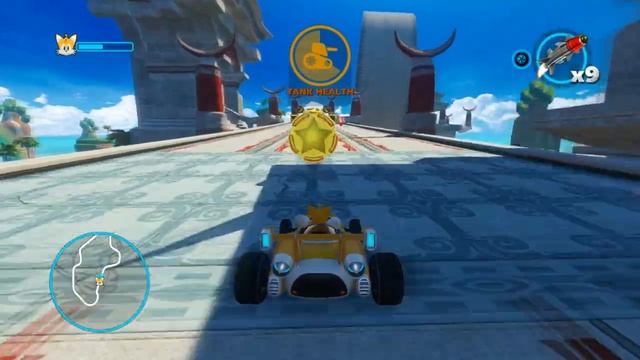 Walkthrough: Sonic & All Stars Racing Transformed - Scorching Skies #9 - Pursuit - Seaside Skirmish смотреть онлайн