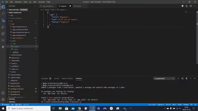 i18n simple pour Angular avec NGX-Translate смотреть онлайн