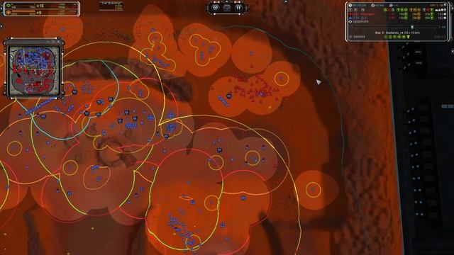 Пример моей игры на Badlands для сравнения. Supreme Commander Forged Alliance. смотреть онлайн