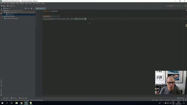 Pong 01 - Aprenda a fazer o jogo Pong em Python смотреть онлайн
