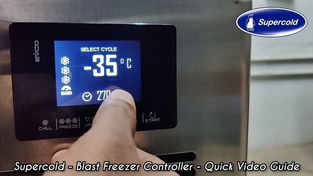 Supercold Blast Freezers - Quick Video Guide on How to use the Controller смотреть онлайн