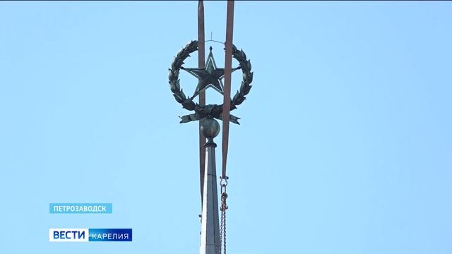 Железнодорожный вокзал Петрозаводска лишился своего шпиля смотреть онлайн