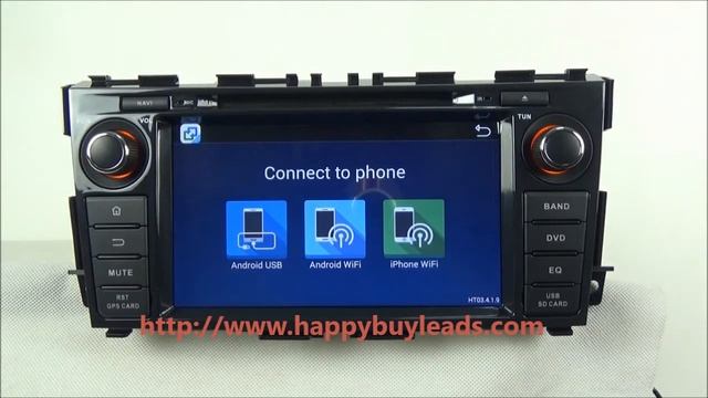 Android Auto DVD Player for Nissan Altima 2013-2014 GPS Navi Wifi смотреть онлайн