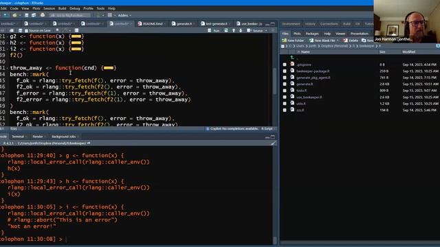 rlang docs: Hashing, Backtraces, Handle errors, Search path, and State (rlang01) смотреть онлайн