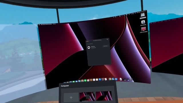 Virtual Ultrawide Monitor in VR on Mac смотреть онлайн