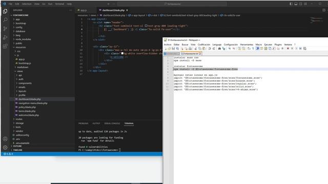 Como instalar o integrar Font Awesome en laravel 9 смотреть онлайн