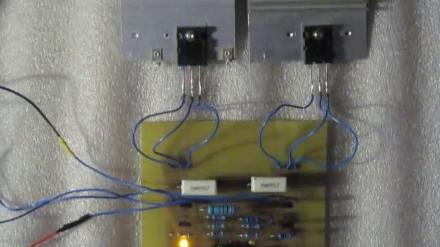 Транзисторный усилитель Класс AB,Transistor amplifier MJL4302A MJL4281A Class AB смотреть онлайн