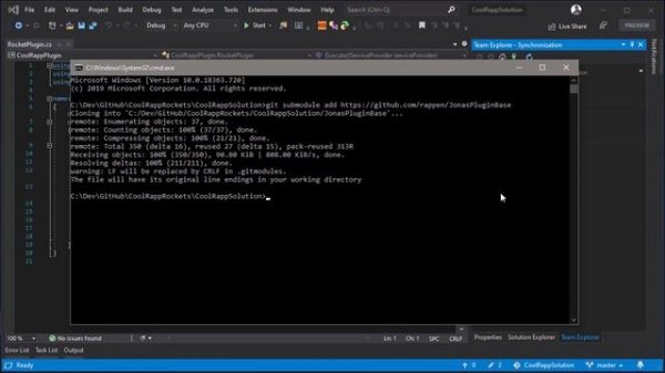 Git Submodules in Visual Studio part 2 - Adding the submodule to my solution