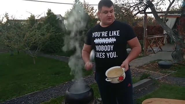 ОБАЛДЕННАЯ УХА В ЧУГУНКЕ НА ТАНДЫРЕ!!! смотреть онлайн