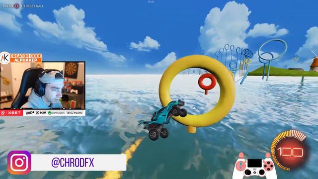 RINGS MAP WITH AIR-ROLL LEFT ONLY | WHY PROS USE IT | INSANE CHALLENGE | ROCKET LEAGUE смотреть онлайн