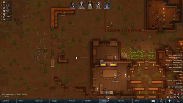 Lets Play Rimworld 1.3 Ideology Sole Survivor Episode 15: The Holy Crater! смотреть онлайн