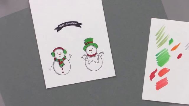 Winter Scene Card- Holiday Card Making смотреть онлайн