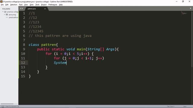 How To Create Pattern Program Using java....?????? смотреть онлайн