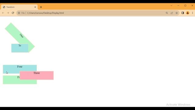 Transform translate property in CSS | CSS Transform. смотреть онлайн