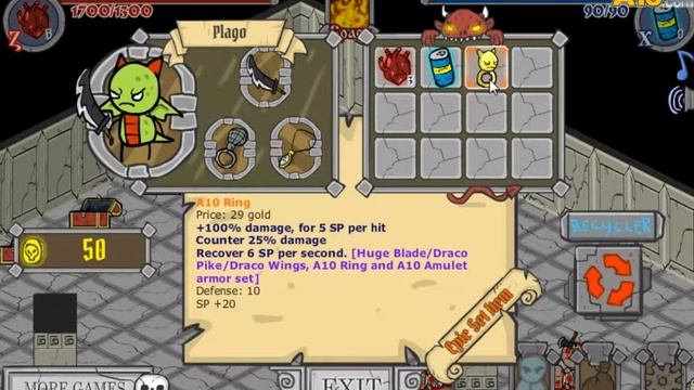 Flash Игра ~ Loot Heroes ~ Дракончик тащит смотреть онлайн