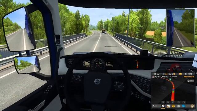 Euro Truck Simulator 2 1:43 Карта Восточный Экспресс везём груз в Беларусь Город Гродно смотреть онлайн