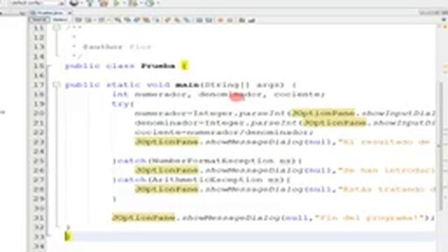 231.-Curso Java.- Manejo de excepción NumberFormatExcepcion. смотреть онлайн