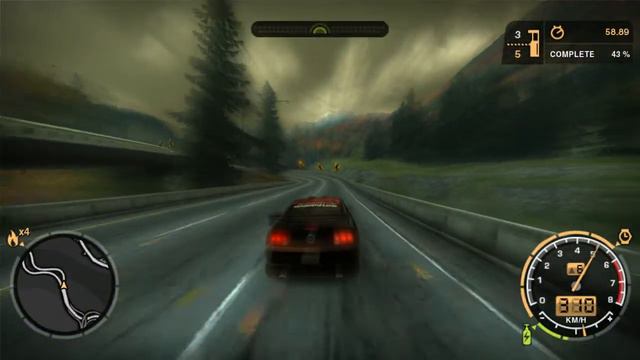 NFS Most Wanted: Прохождение за Рога Blacklist 11 Гонка №4 [PC] смотреть онлайн