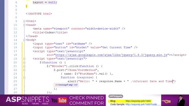 Return JSON data from Controller to View in ASP.Net MVC смотреть онлайн