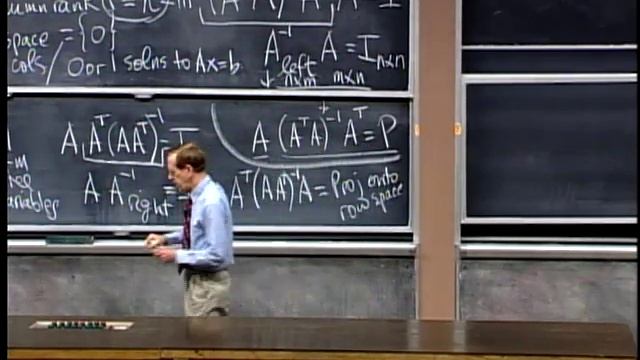 33. Left and Right Inverses; Pseudoinverse смотреть онлайн