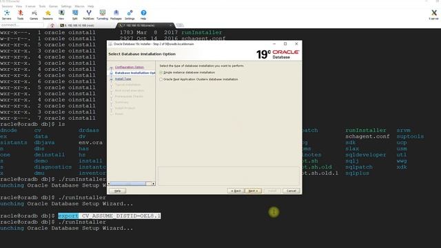 INSTALL ORACLE MULTITENANT DB 19c on ORACLE LINUX 8.2 смотреть онлайн