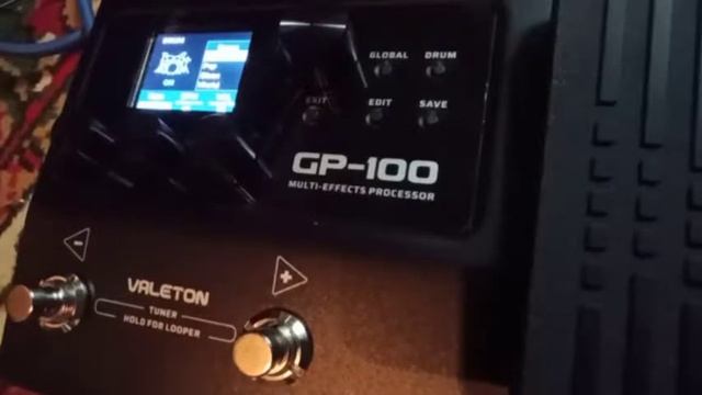 Valeton GP-100 Drum Loop demo by abah ARIA BARON смотреть онлайн