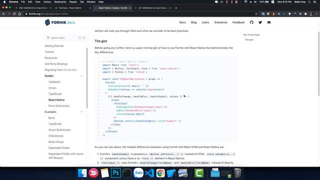 [Học React Native Project Based 2021] Bài 14: Xử lý Form trong React Native смотреть онлайн