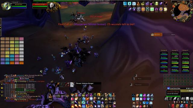 WoW CLassic ERA AQ40 GDKP Fire mage POV смотреть онлайн