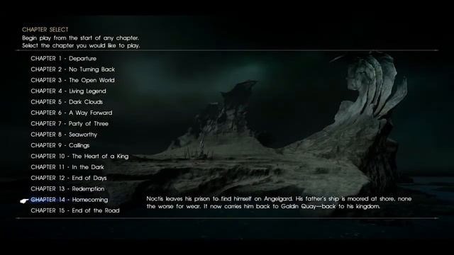 FINAL FANTASY XV-CHAPTER SELECT AND ASSASSINS CARNIVAL UPDATE смотреть онлайн