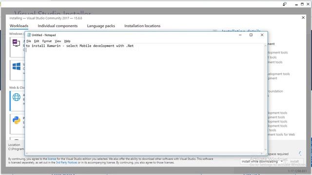 Install Xamarin for Visual Studio 2017 смотреть онлайн