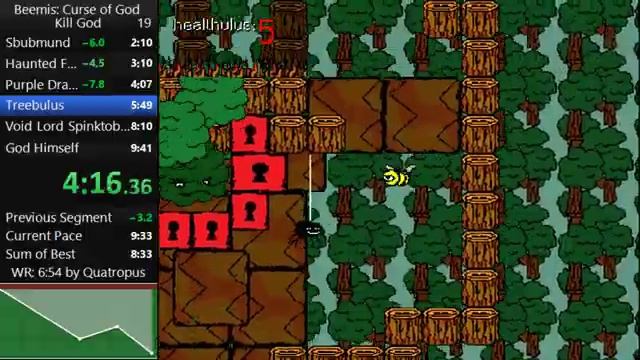 ANY% Beemis: The Curse of God Speedrun (8:50) смотреть онлайн