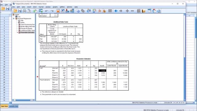 Interpreting Odds Ratio for Multinomial Logistic Regression using SPSS - Nominal and Scale Variable смотреть онлайн