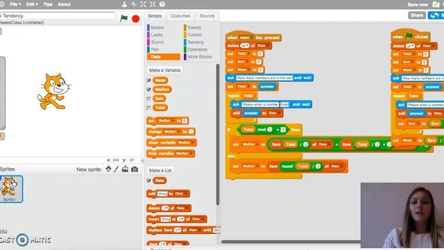 Central Tendency. Scratch Tutorial to Calculate the Mean, Median, and Mode. смотреть онлайн