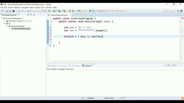 Print 1 to 100 Without Using Number | Java Interview Question смотреть онлайн
