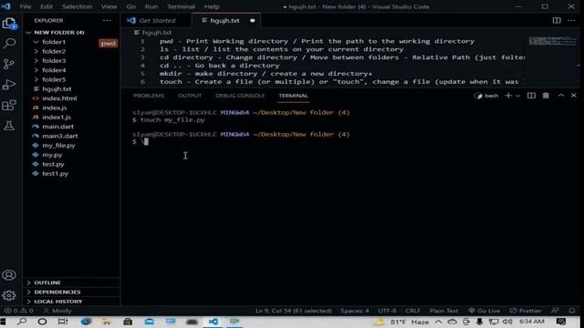 Most Used Terminal Commands In Bangla | How To Use Terminal | Git Bash commands In Bangla смотреть онлайн