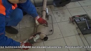 Сажевый фильтр на Mercedes Benz Viano.  Сажевый  фильтр на автоMercedes Benz Viano замена и удалени